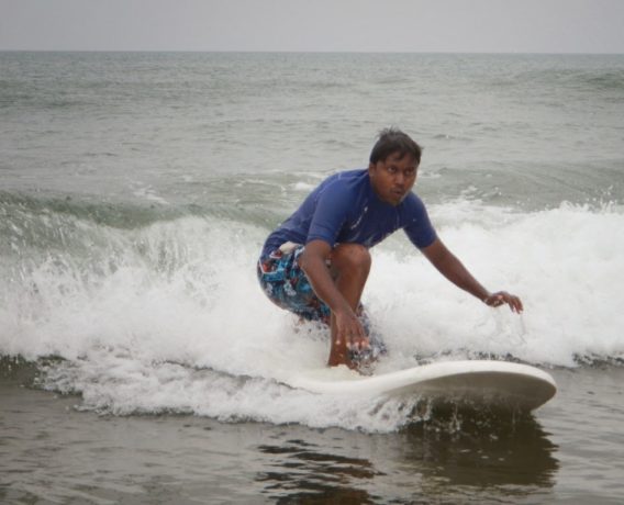 Surfer Hitesh Kumar