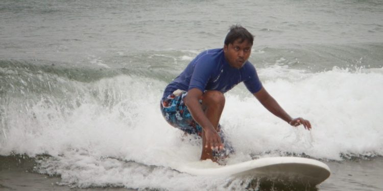 Surfer Hitesh Kumar